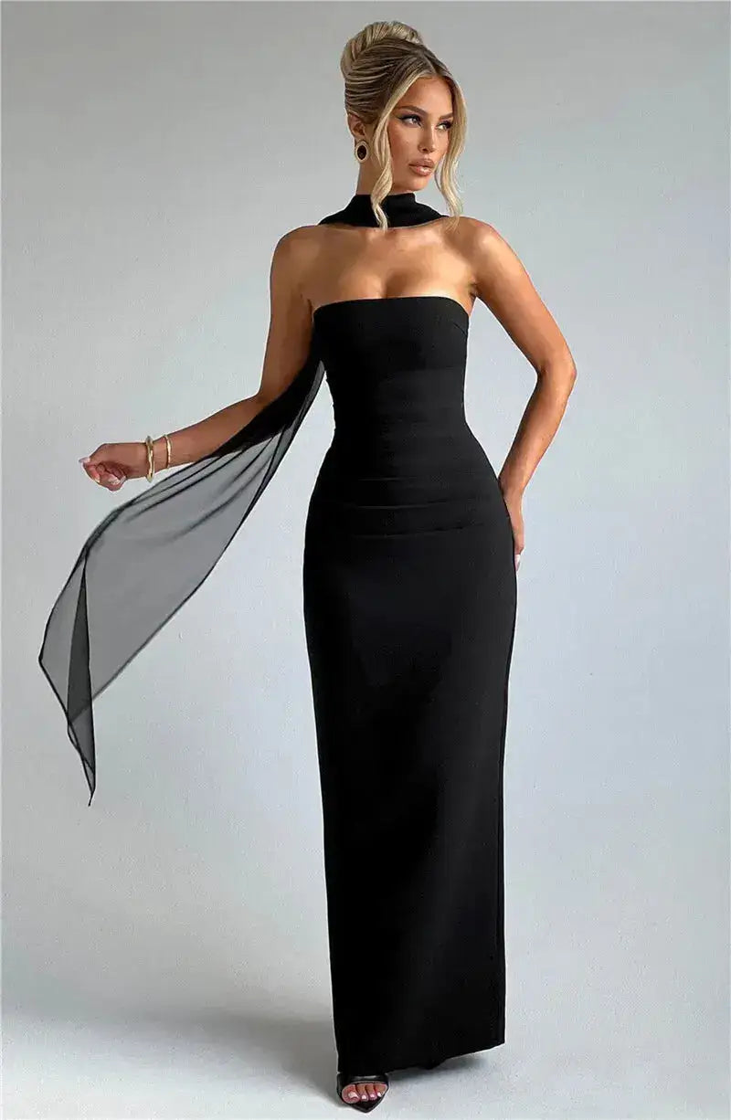Bella Celeste Strapless Maxi Dress - Bellaovo