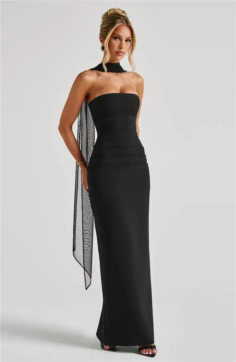 Bella Celeste Strapless Maxi Dress - Bellaovo