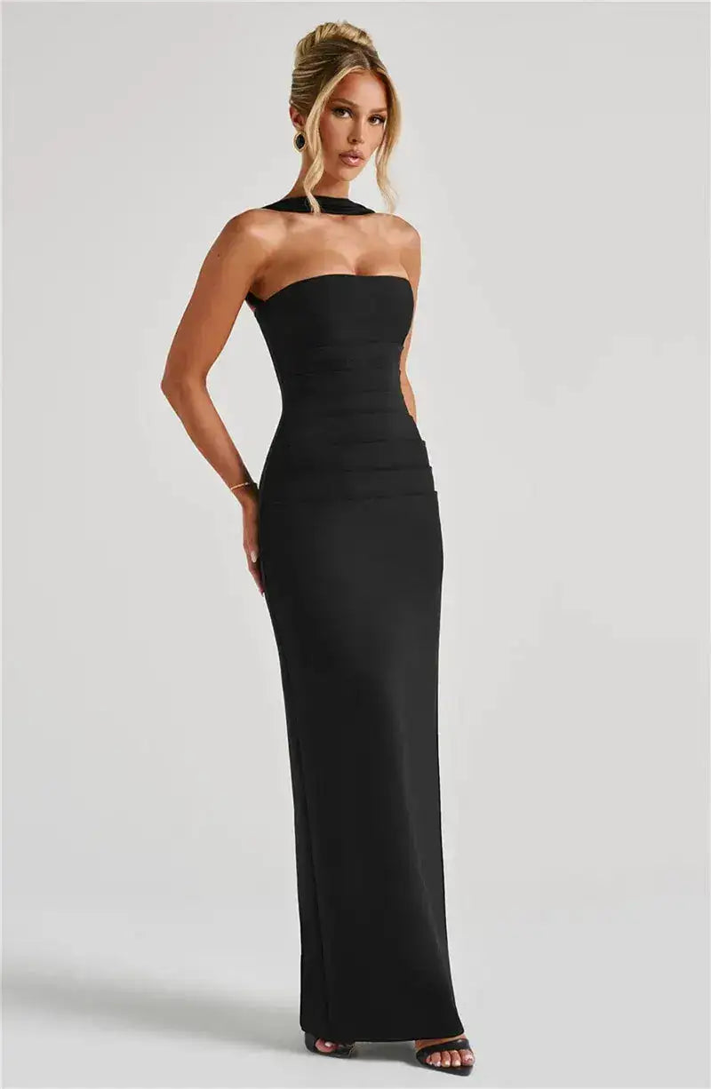 Bella Celeste Strapless Maxi Dress - Bellaovo