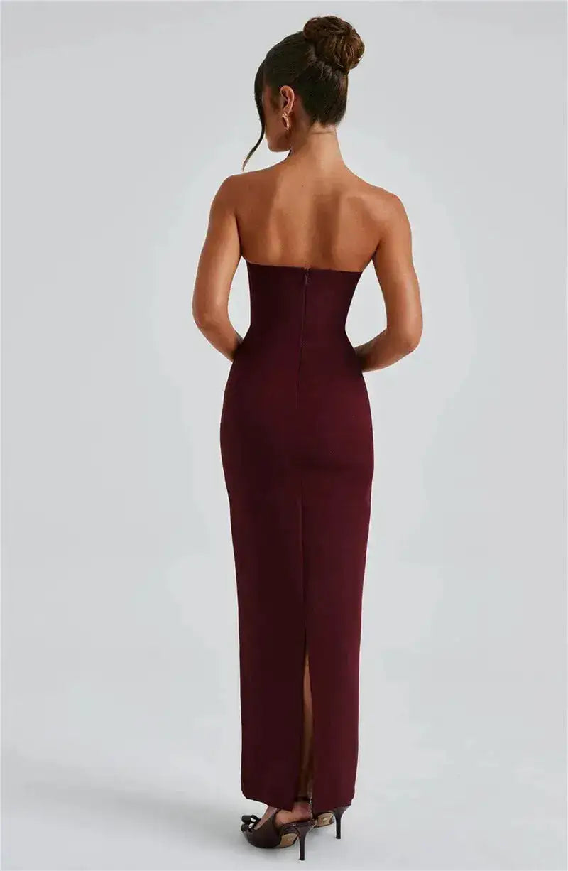 Bella Celeste Strapless Maxi Dress - Bellaovo