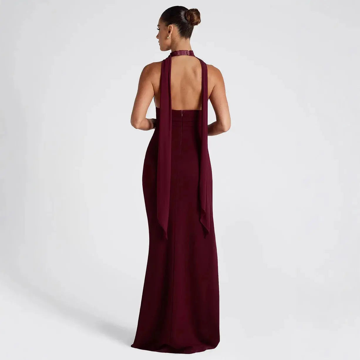 Bella Noir Mermaid Gown - Bellaovo