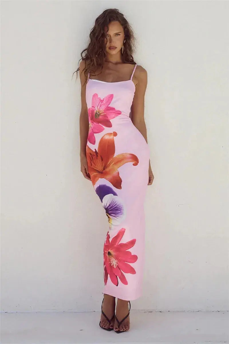 Bella Flora Statement Maxi Dress - Bellaovo