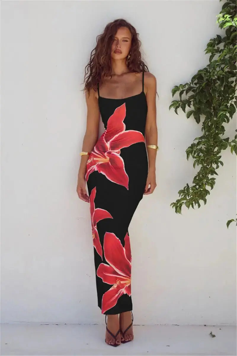 Bella Flora Statement Maxi Dress - Bellaovo