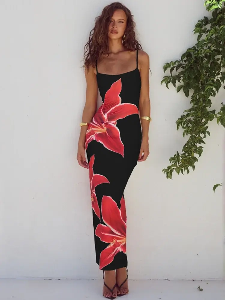 Bella Flora Statement Maxi Dress - Bellaovo