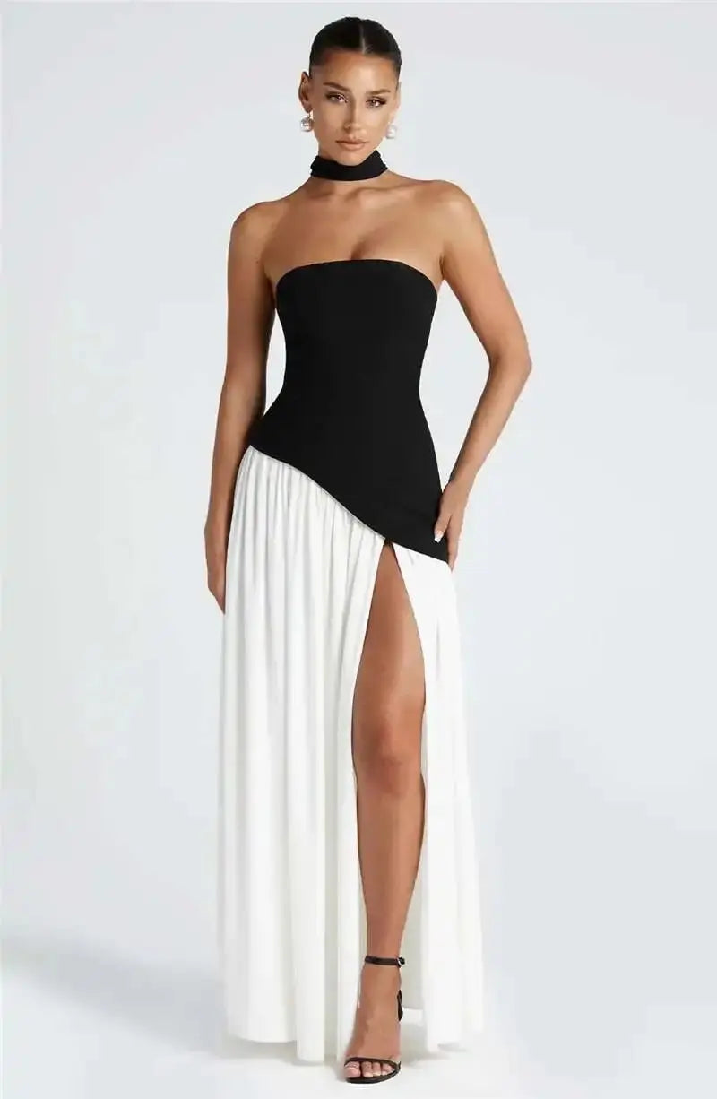 Bella Divina Strapless Maxi Dress - Bellaovo