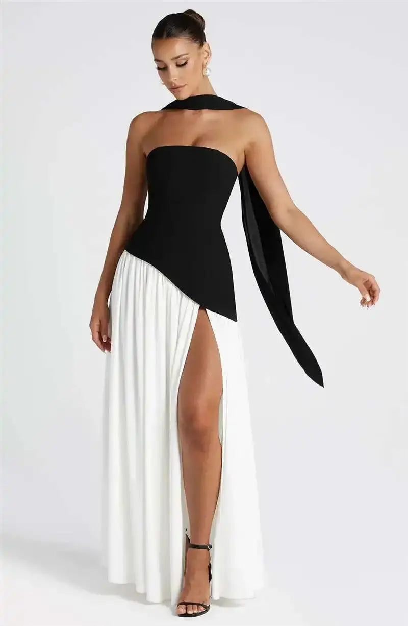 Bella Divina Strapless Maxi Dress - Bellaovo