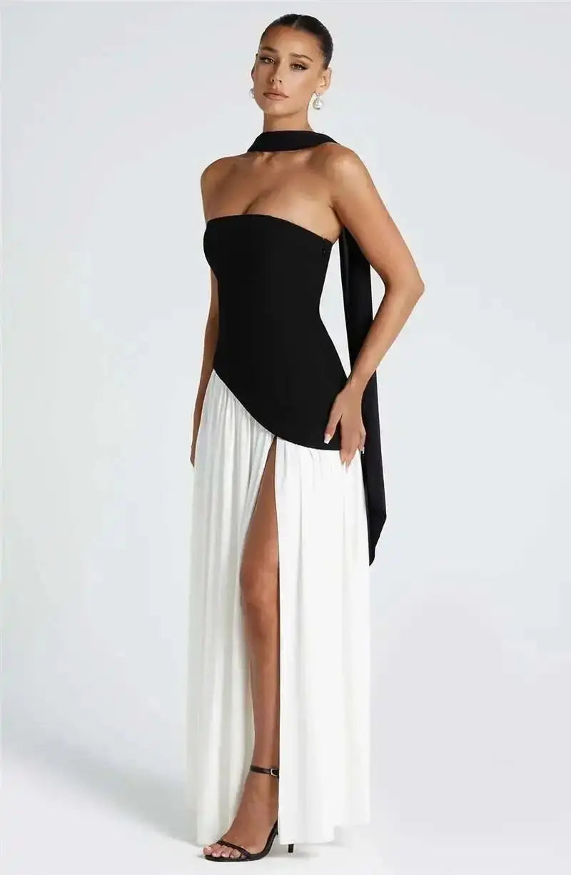 Bella Divina Strapless Maxi Dress - Bellaovo