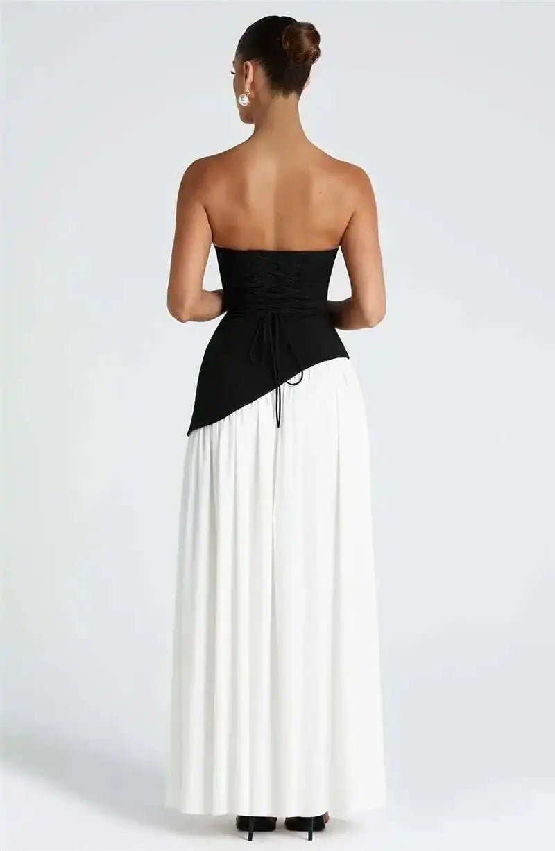 Bella Divina Strapless Maxi Dress - Bellaovo
