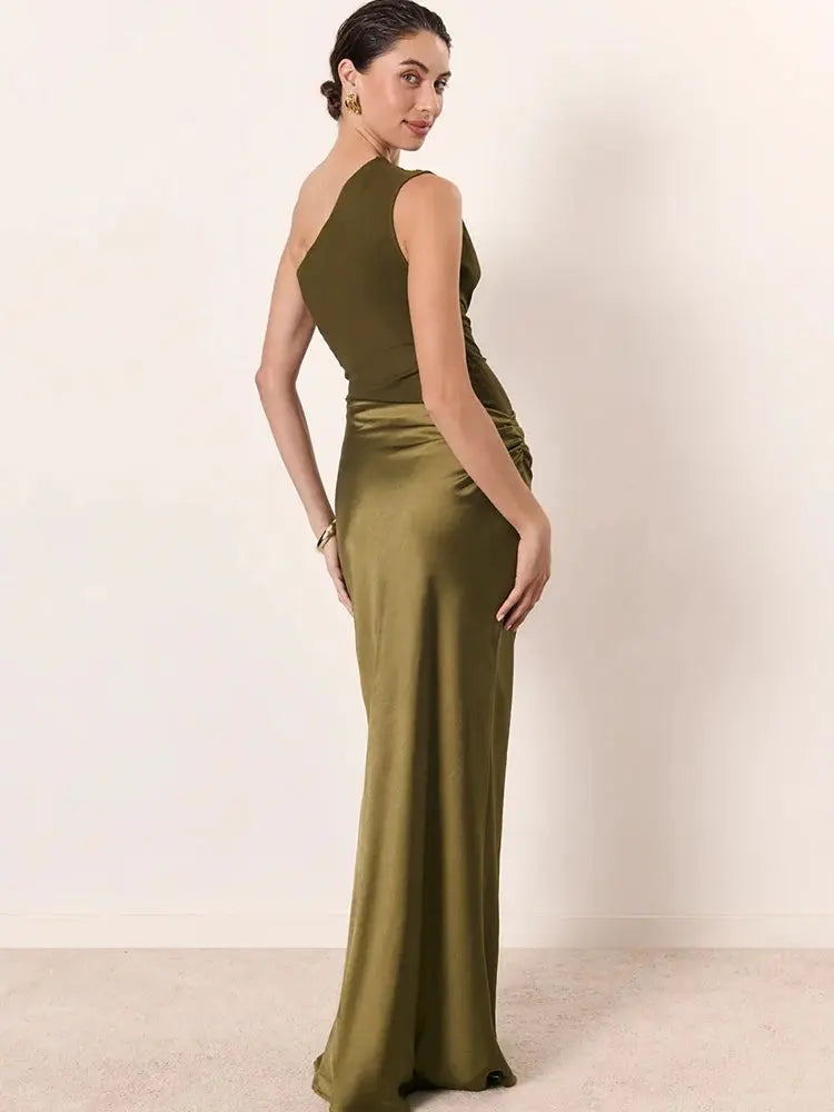 Bella Mocha Elegance Gown - Bellaovo