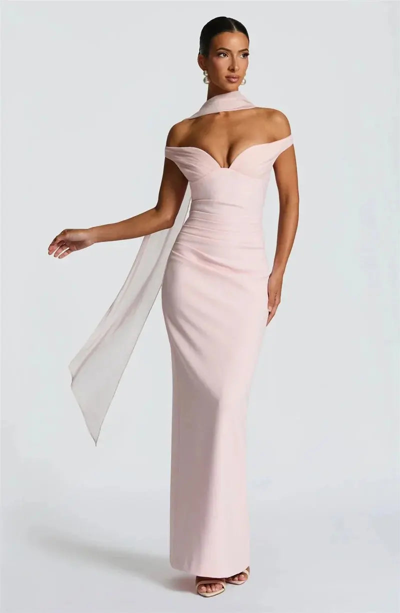 Bella Rosewood Elegance Gown - Bellaovo