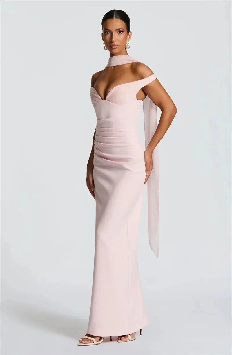Bella Rosewood Elegance Gown - Bellaovo