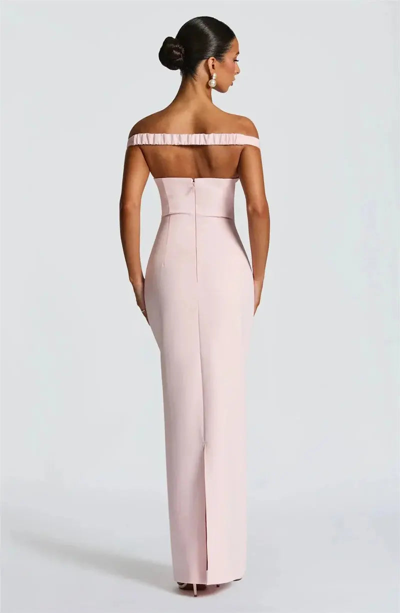 Bella Rosewood Elegance Gown - Bellaovo