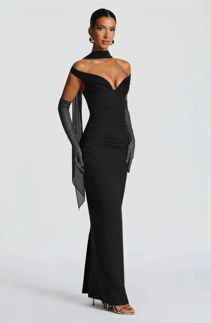 Bella Rosewood Elegance Gown - Bellaovo