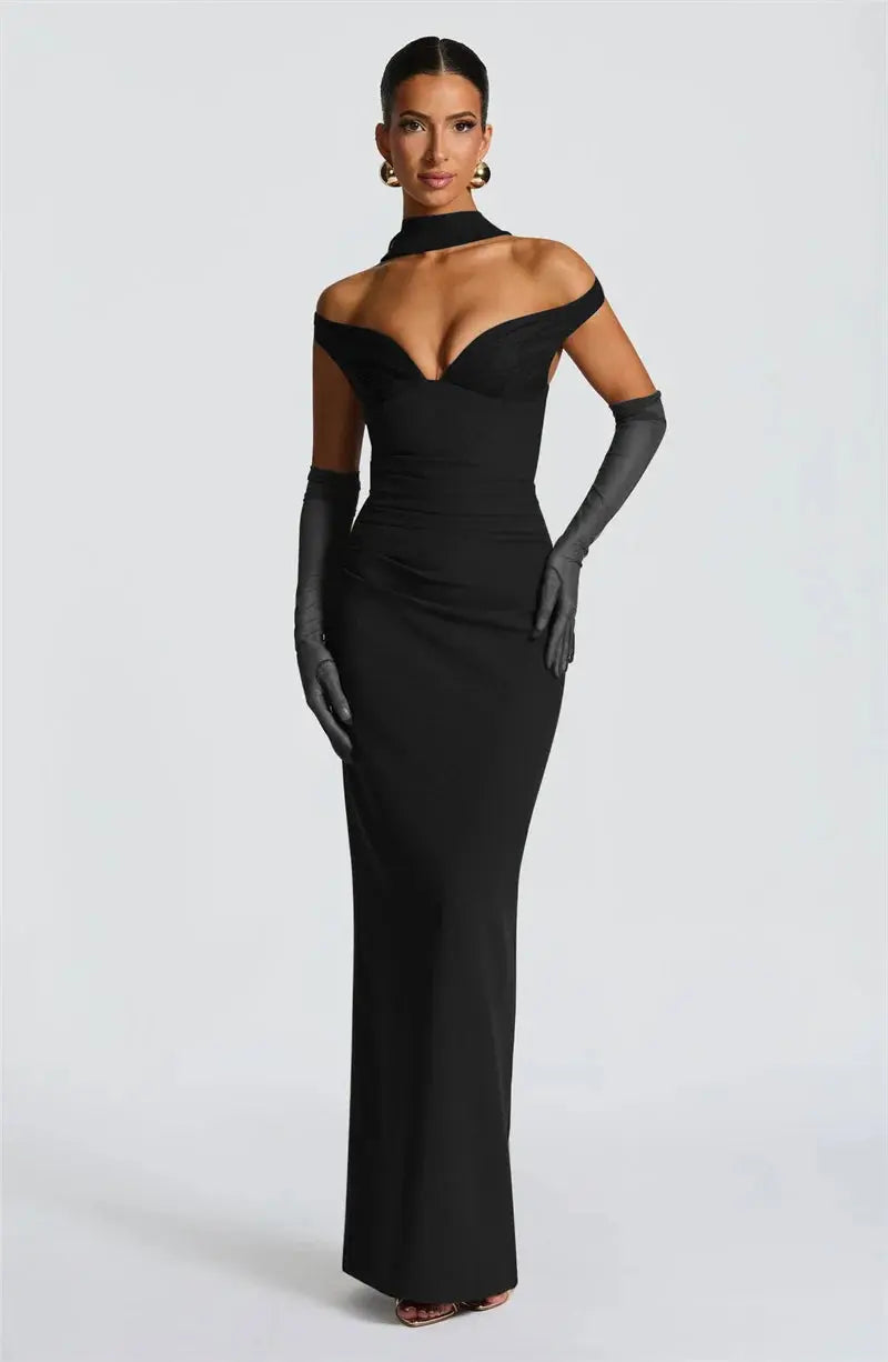 Bella Rosewood Elegance Gown - Bellaovo