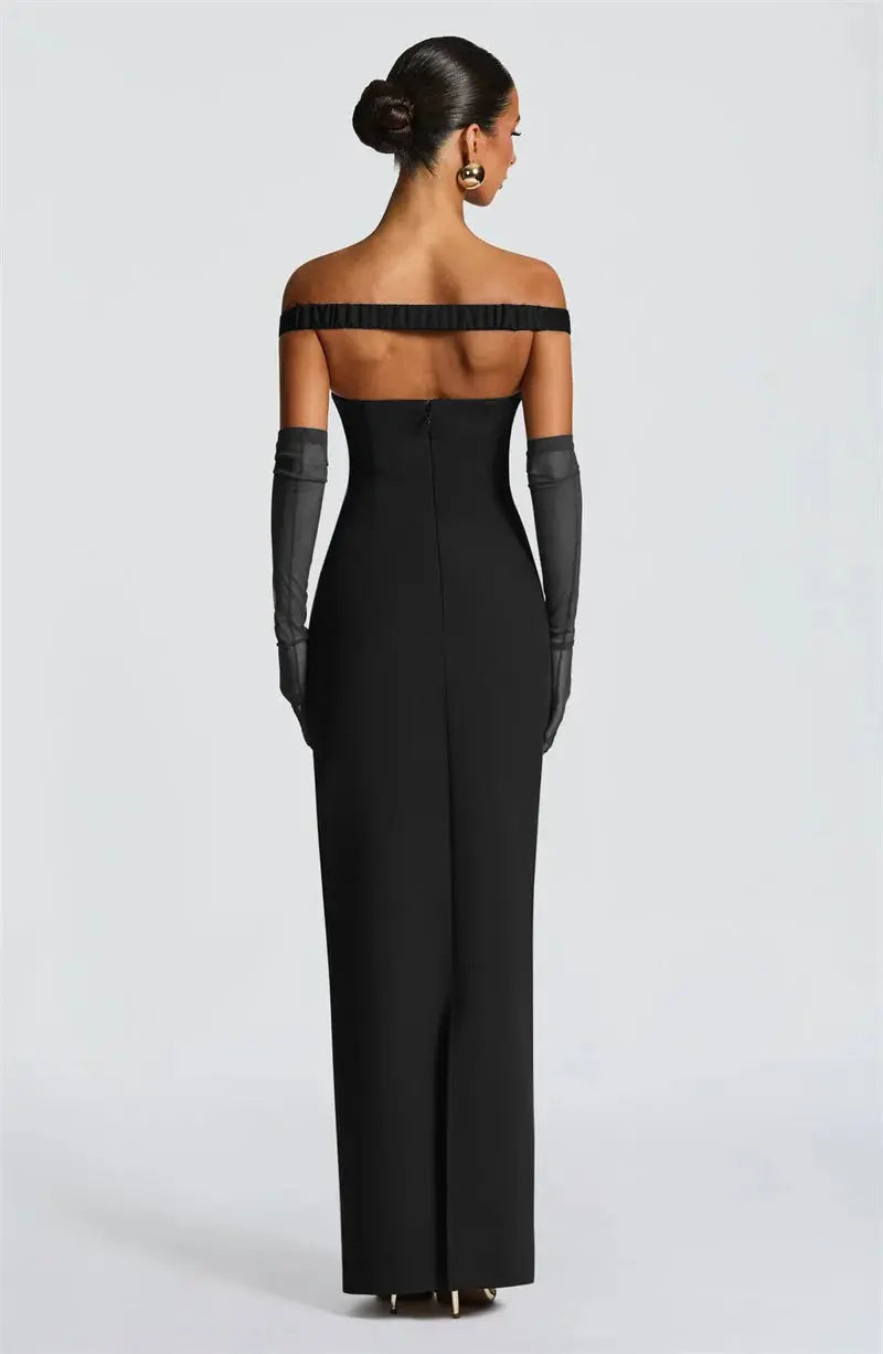 Bella Rosewood Elegance Gown - Bellaovo