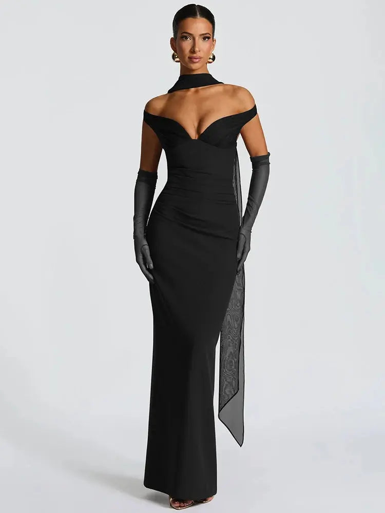 Bella Rosewood Elegance Gown - Bellaovo