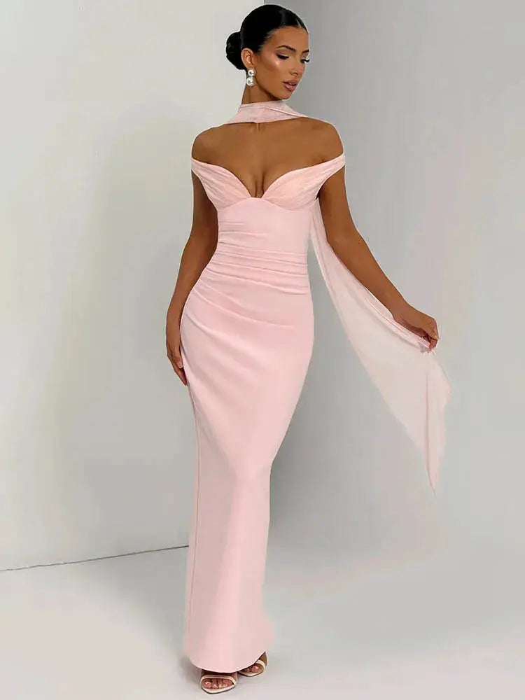 Bella Rosewood Elegance Gown - Bellaovo
