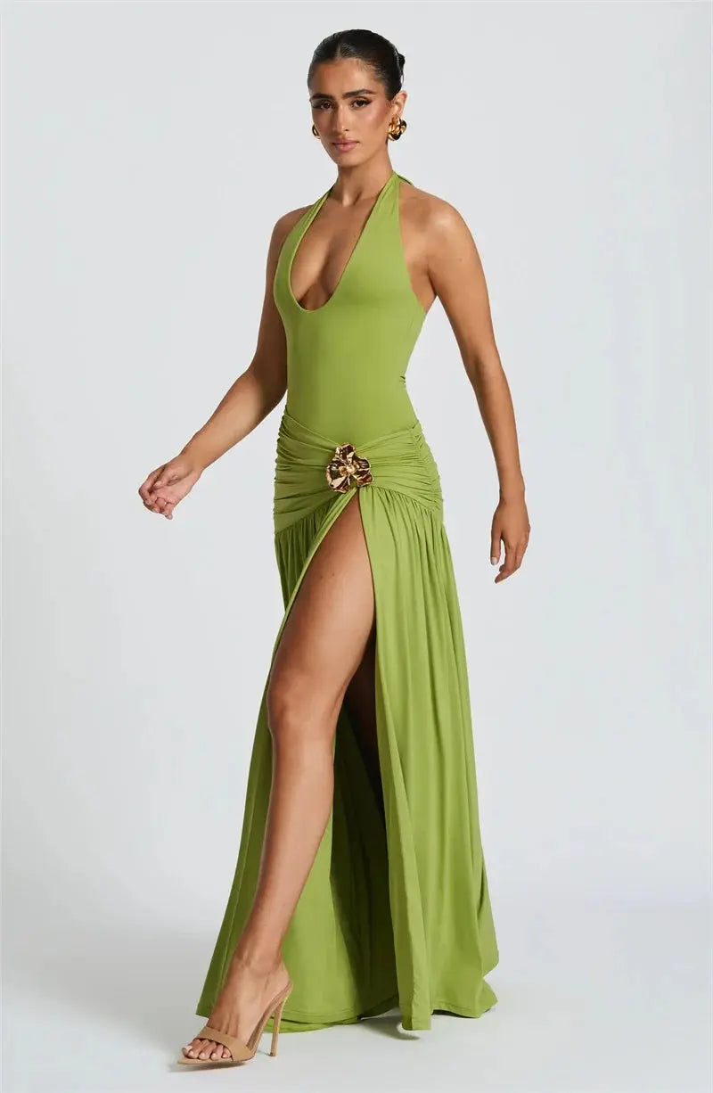 Bella Verde Goddess Gown - Bellaovo