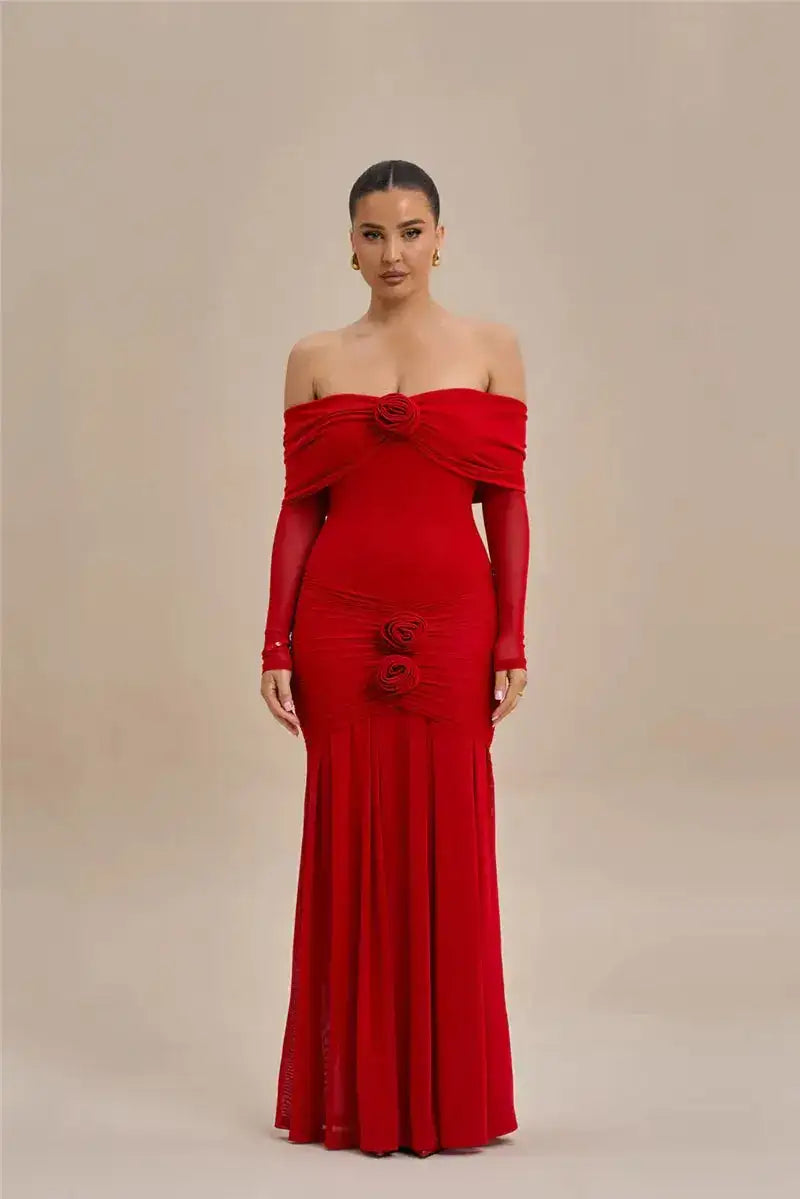 Bella Rosaria Maxi Dress - Bellaovo