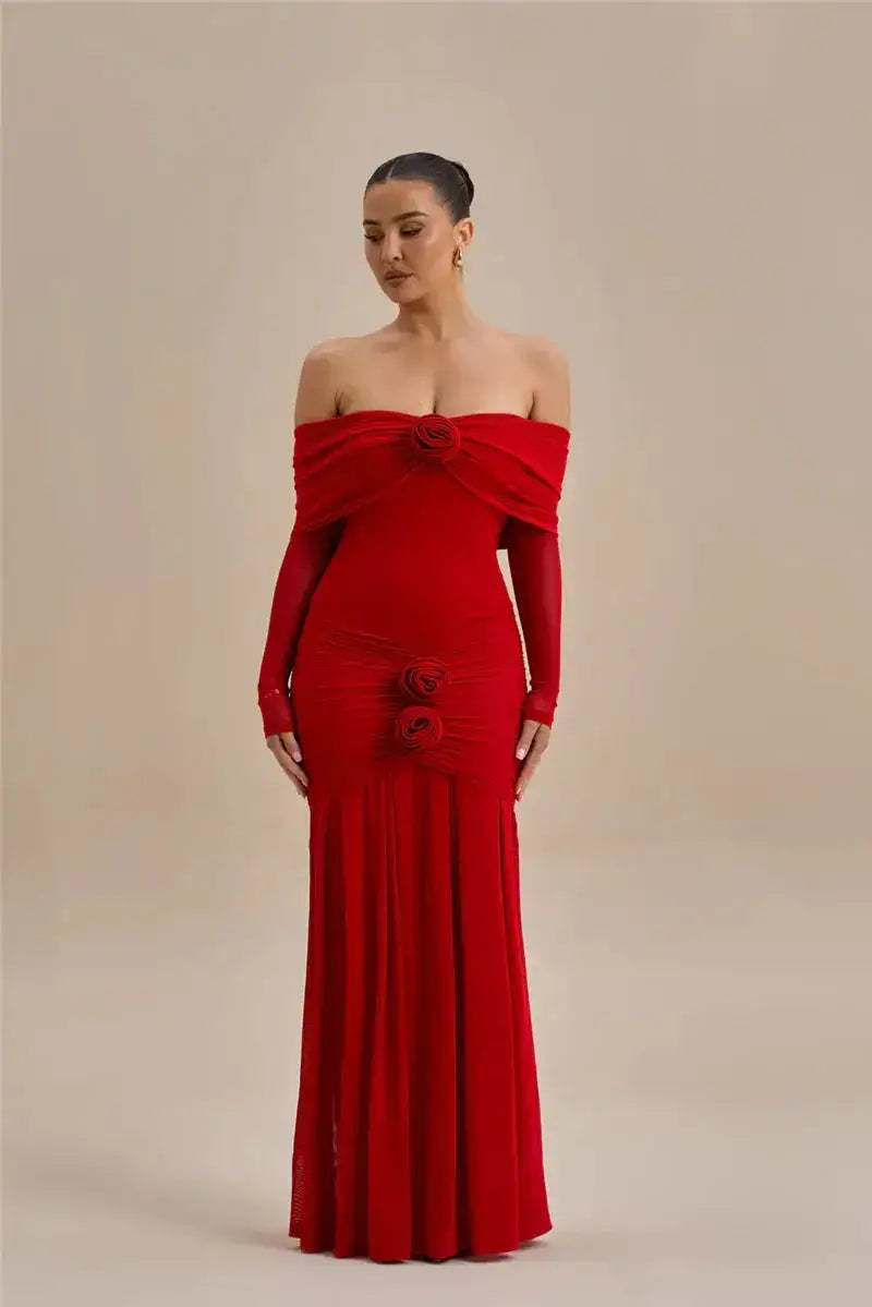 Bella Rosaria Maxi Dress - Bellaovo