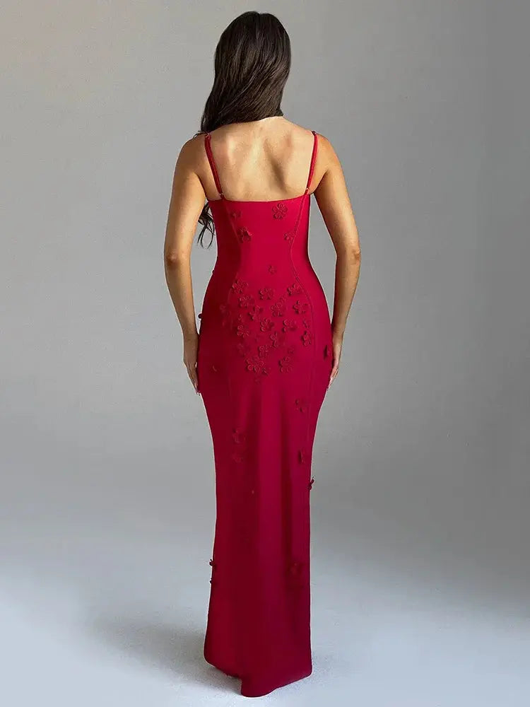 Bella Rosso Bloom Gown - Bellaovo