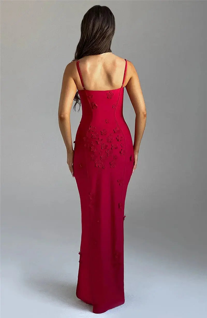 Bella Rosso Bloom Gown - Bellaovo