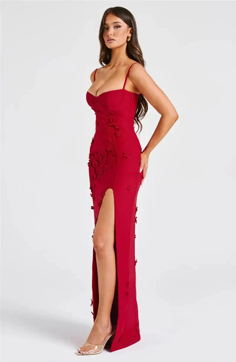 Bella Rosso Bloom Gown - Bellaovo