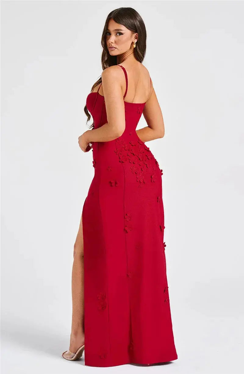 Bella Rosso Bloom Gown - Bellaovo