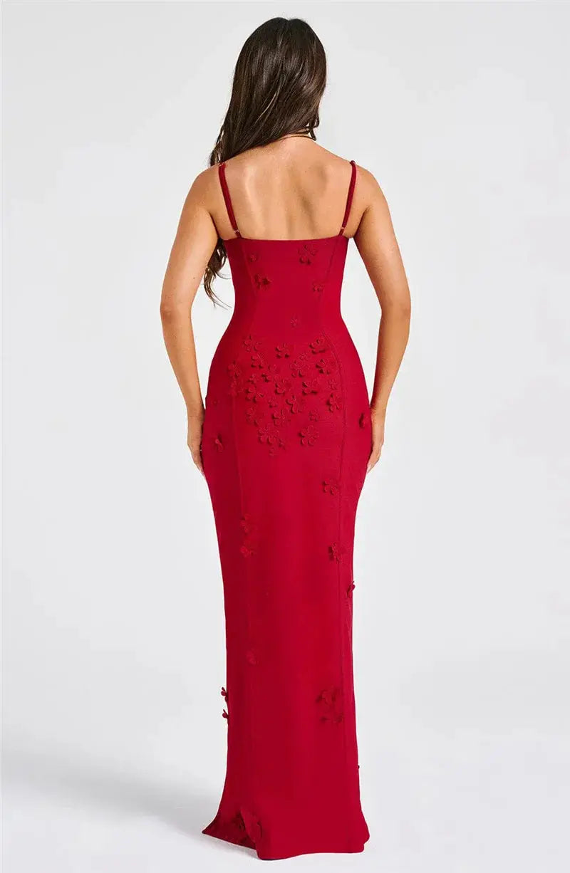 Bella Rosso Bloom Gown - Bellaovo