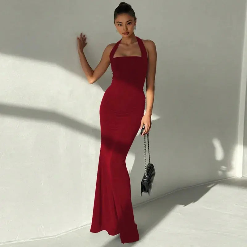 Bella Noir Iconic Gown - Bellaovo