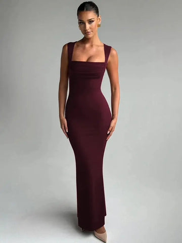 Bella Noir Maxi Dress - Bellaovo