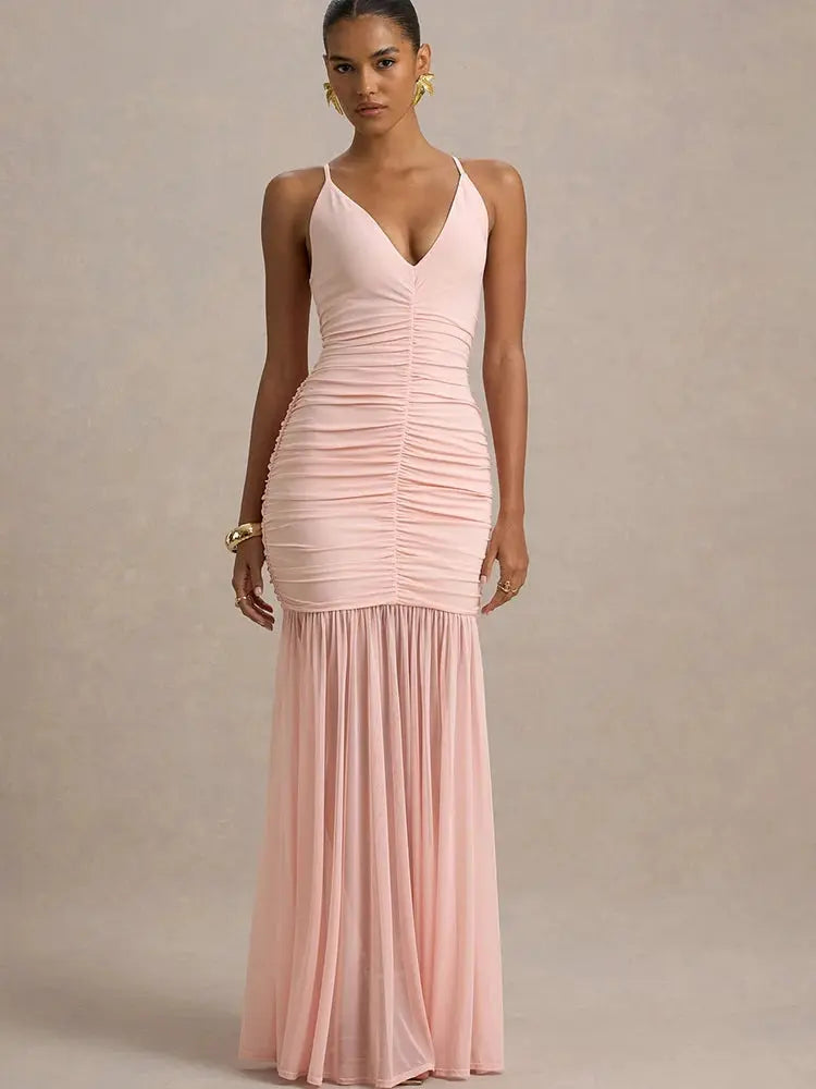 Bella Emerald Goddess Gown - Bellaovo