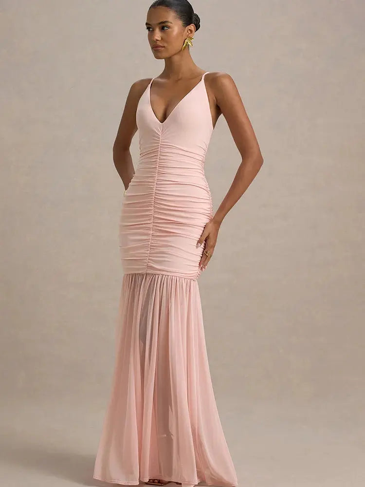 Bella Emerald Goddess Gown - Bellaovo