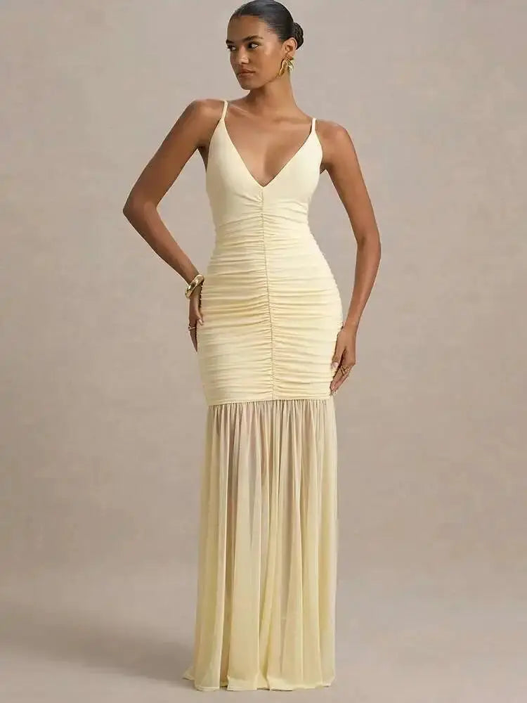 Bella Emerald Goddess Gown - Bellaovo